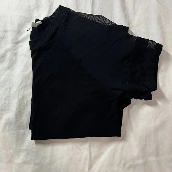 American Eagle | Black Lightweight Stretch Knee Length Mesh Shoulder | Size S - Picture 5 of 5